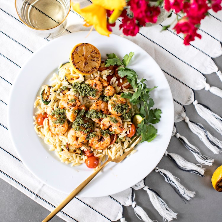 Picture of Seared Pesto Shrimp 